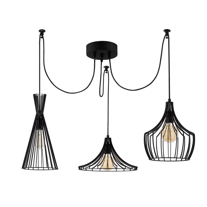 Sanath 3 - Light Geometric Chandelier