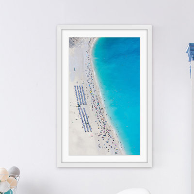 Beach Gathering - Single Picture Frame Photograph