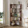 Afeef Corner Bookcase Corner Bookshelf Large Display Rack Storage Organizer