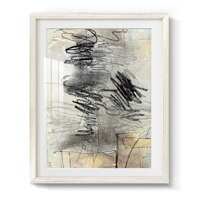 MaskedNotesIIPremiumGalleryWrappedCanvas-Framed Print, 25.5" H x 17.5" W, White