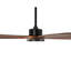 Ventilateur de plafond de 60 pouces avec pales en bois massif clair Télécommande de moteur à courant continu silencieux et commande murale-1755031866