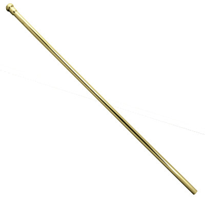 3/8" x 20" Brass Bullnose Faucet Riser