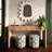 Bergenfield Leopard Jacquard Ottoman-58291826