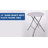 Chartier 2' Round Plastic Event Folding Table