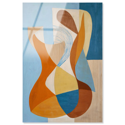Deconstructed Cello I Acrylic Print Modern Wall Decor by Art Remedy, Ready to Hang, 16 x 24
