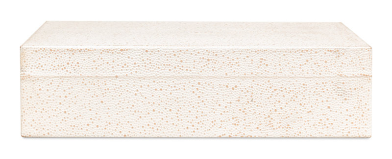 Gatsburg Handmade Decorative Box, White