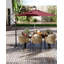Parasol de patio décalé 10 pi avec base rotative à 360 °, abat-jour en porte-à-faux à 8 nervures pour la cour, le jardin et la piscine-352808360