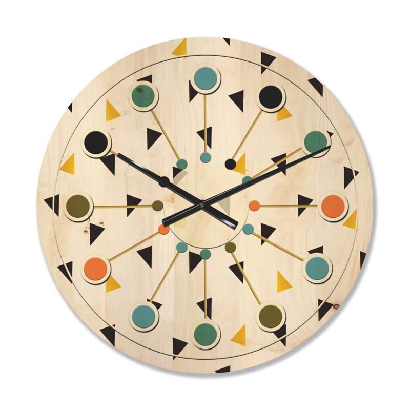 Solid Wood Wall Clock, Medium