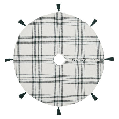 Plaid Cotton Tree Skirt