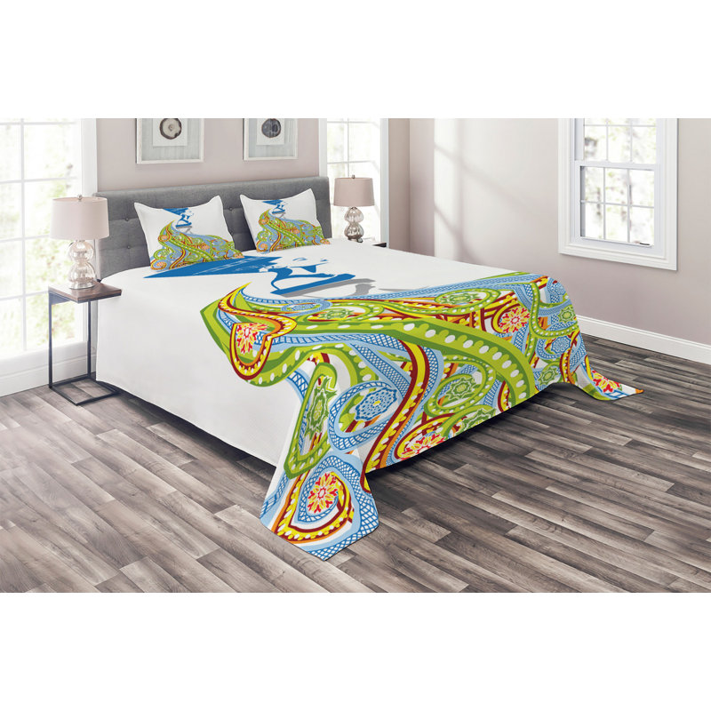 Eclectic Polyester Coverlet