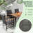 Set Of 2 Patio Wicker Chairs With Soft Zippered Cushion