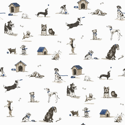 Kids and Teens Collection Doggies Wallpaper Roll
