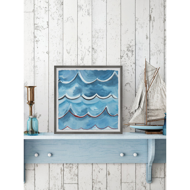 The Next Wave by Marmont Hill - Single Picture Frame Painting, 41cm H x 41cm W