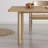 The long solid wood dining table is very simple-106849987