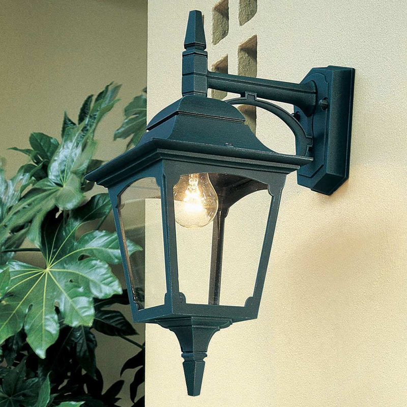 Thurstone Black 44cm H Outdoor Wall Lantern