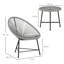 Round 3 - Piece 2 - Person 45Cm L Outdoor Bistro Set-2075701097