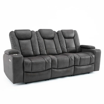 Rondee 5 Seater Linen Electric Reclining Sofa
