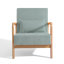 Chaise d'appoint rembourrée en velours côtelé bleu clair Jyrin-1880213896-1880213903-2122893214