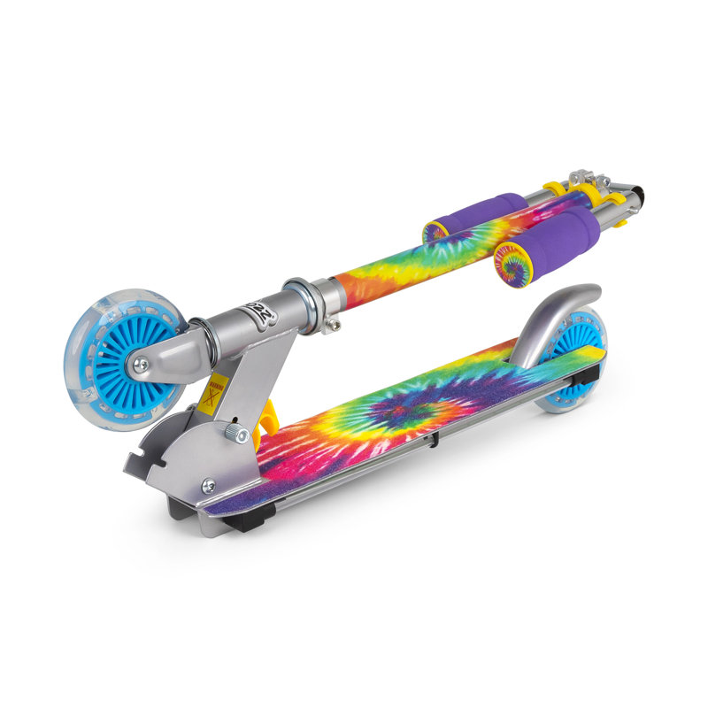 Scooter clignotant: teinture par nœuds