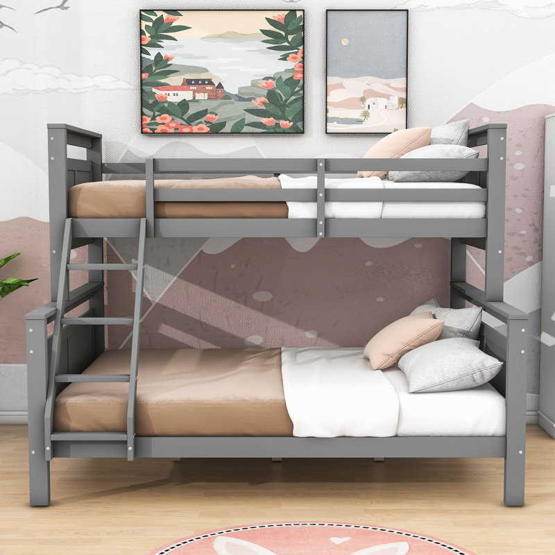 Adrushan Bunk Bed by Harlet Bee, Grey