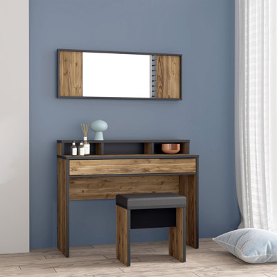 Cali Dressing Table with Mirror