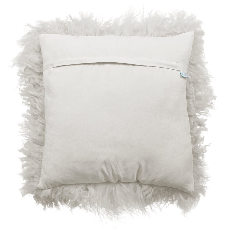 Simeon Square Throw Cushion, White