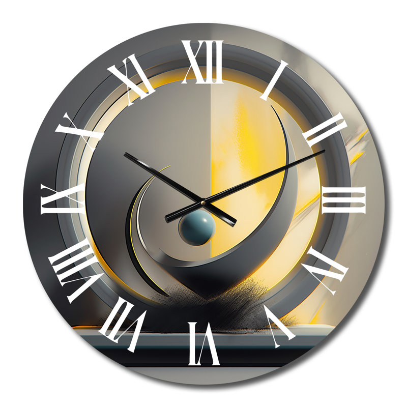 Horloge murale Visionary Dance Of God 3D Wave Sphere II, Moyenne