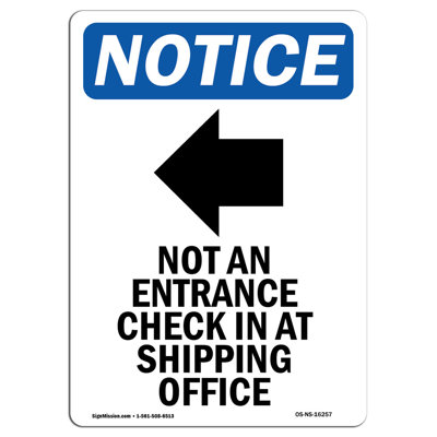 Not an Entrance Sign