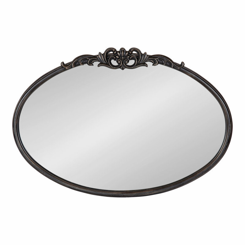 Ankeny Metal Flat Mirror, Black