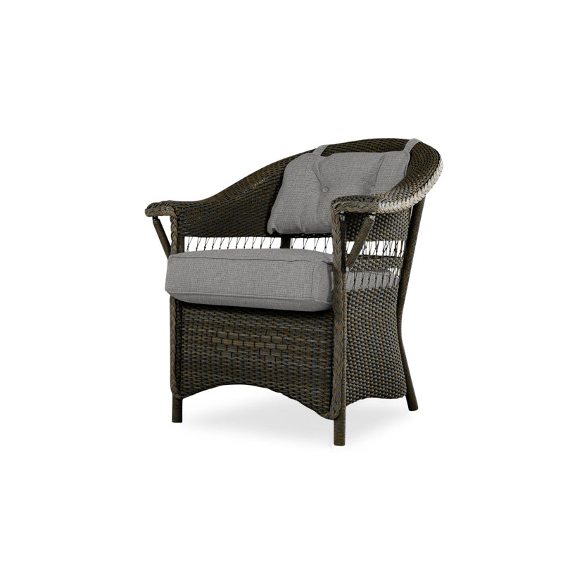 Nantucket Outdoor Dining Armchair, Decorline Navy, Mink