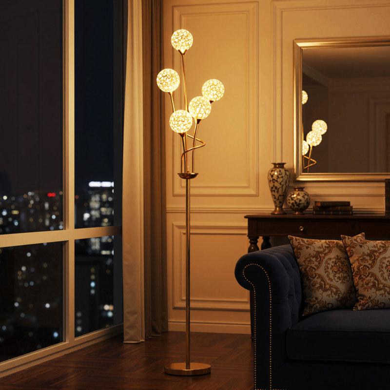 Congerville 156cm Tree Floor Lamp, Gold