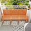 Conversation de patio 1 pièce abricot brun, polypropylène 3 places, imperméable, respirant, idéal pour les meubles d'intérieur et d'extérieur café du matin, toutes saisons, léger, assemblage facile de 10 minutes-1153219145
