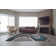Tapis turquoise / gris foncé Spruill