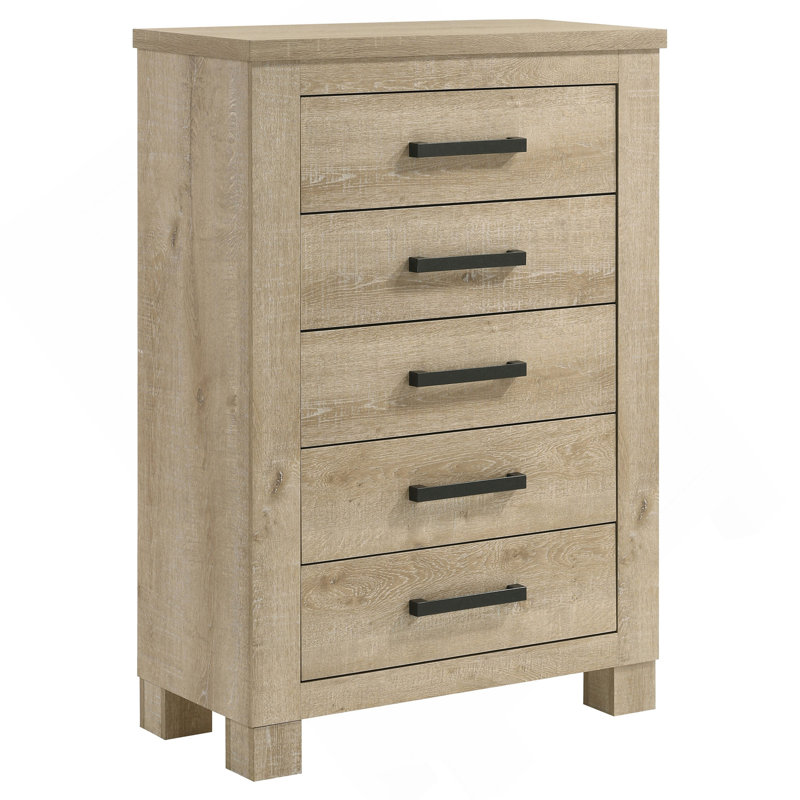 Commode de chambre 5 tiroirs Sansome