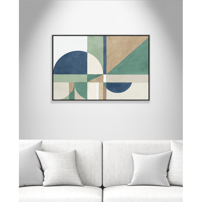 Floater Frame Canvas, 25.5" H x 37.5" W x 2" D, Silver Framed