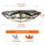 Rocland Tiffany Glass Flush Mount