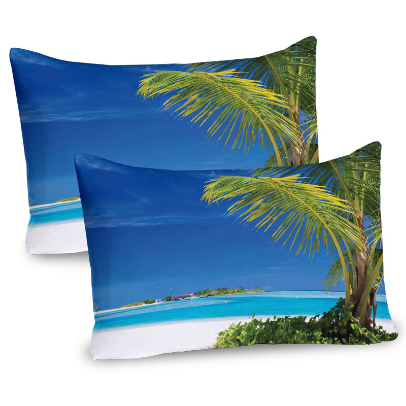 Ensemble de 2 taies décoratives Ambesonne Ocean, H 20 po x l 26 po