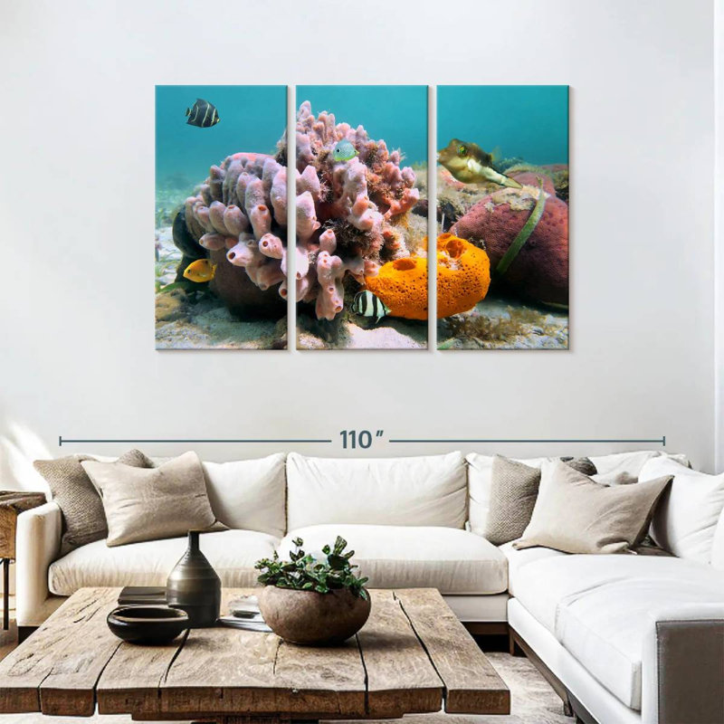 Brampt Pink Sea Sponge, 36" H x 57" W