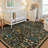 Washable Area Rug - Vintage Boho Botanical Low-Pile Rug-1747079955-1744966541