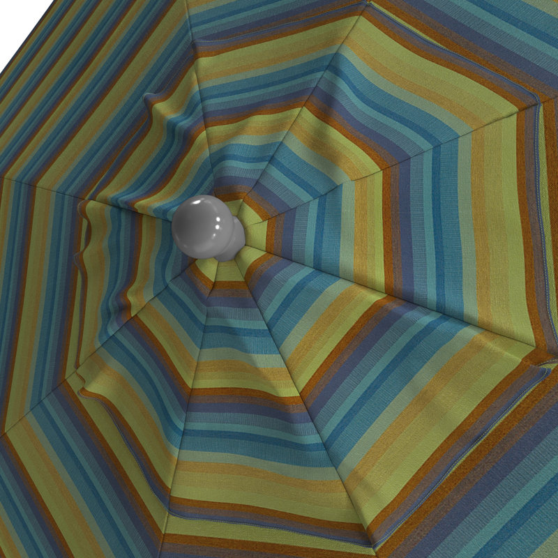 Parasol de marché 90 po Nashali, Sunbrella® lagon Astoria
