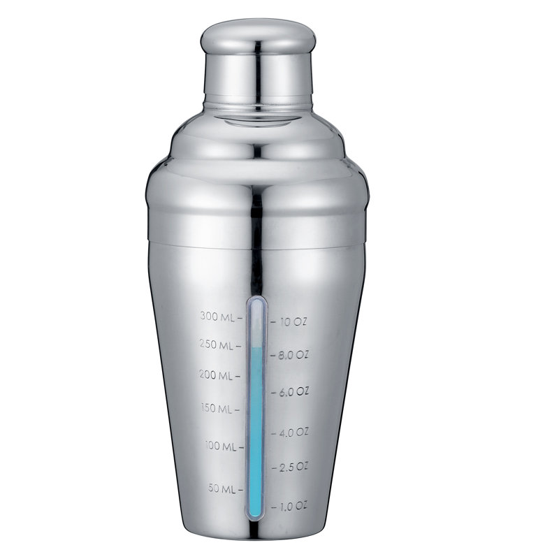 Shaker à cocktail mesuré en acier inoxydable