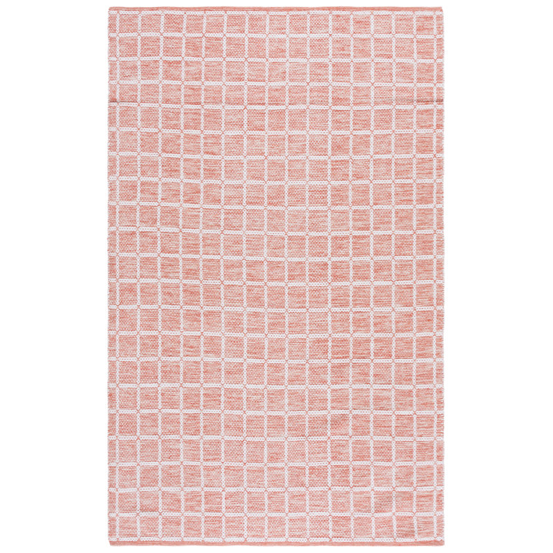 Tapis orange / ivoire Klevis 977, Rectangle de 5 pi x 8 pi