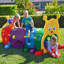 Tunnel de chenille ECR4Kids GUS Climb-N-Ramper, structure de jeu, assorti