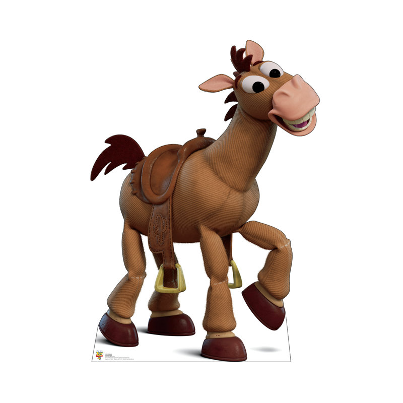54'' Brown Disney Pixar Toy Story 4 Bullseye Cardboard Standup