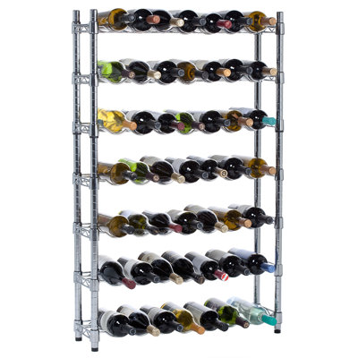 Garrido Wine Bottle Rack in Silver