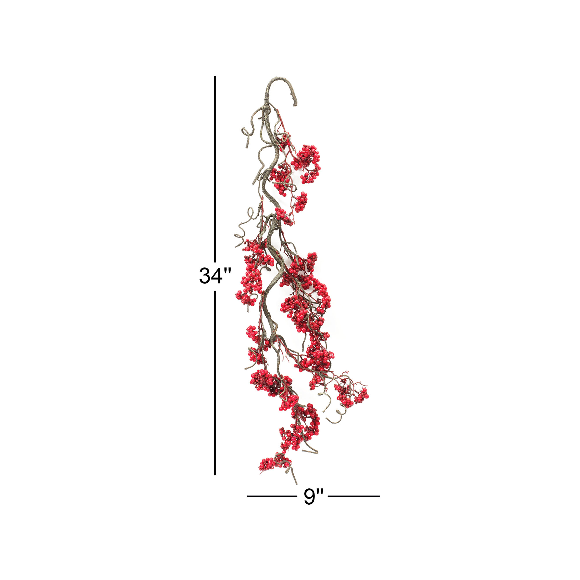 9'' in. Faux Twig Garland