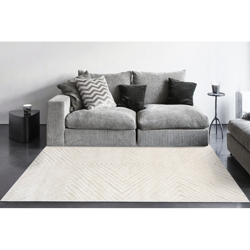 Tapis rectangulaire Tinishia, Rectangle 7 pi 10 po x 10 pi