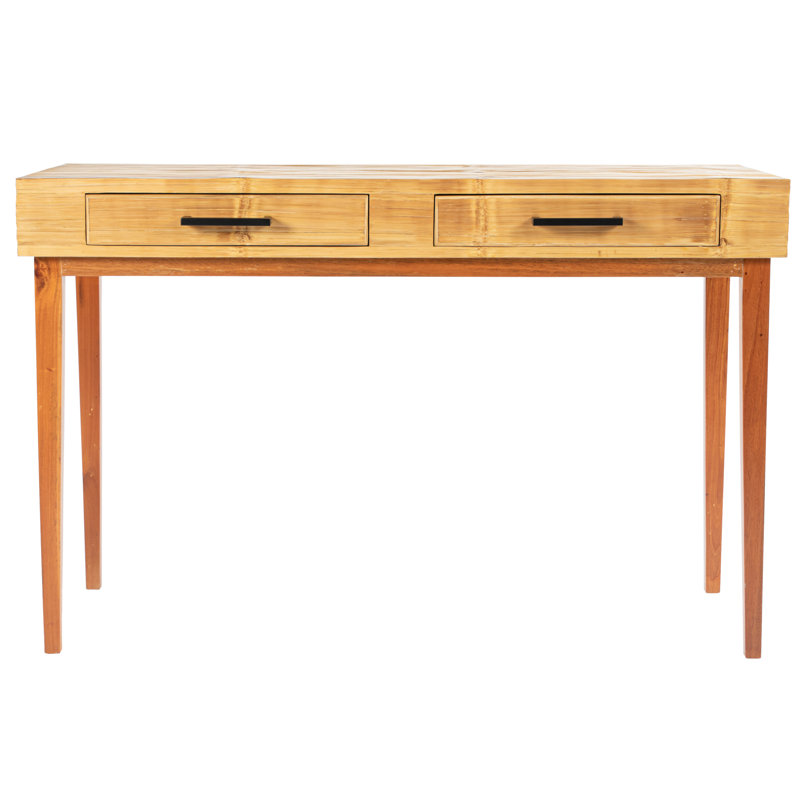 Bureau en bois massif Andros, Naturel