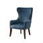 Fauteuil d'appoint à dossier capitonné