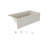 SIGNATURE® Rectangle Flat Front 6632 Skirted Soaking with Access Panel-102566985-102566986
